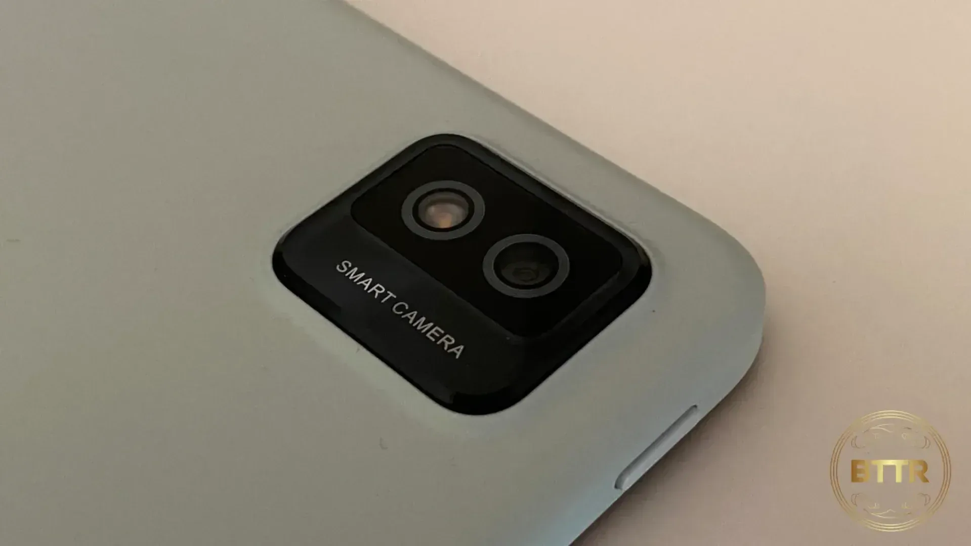 Close up look at the rear camera of the TCL NXTPAPER 10s