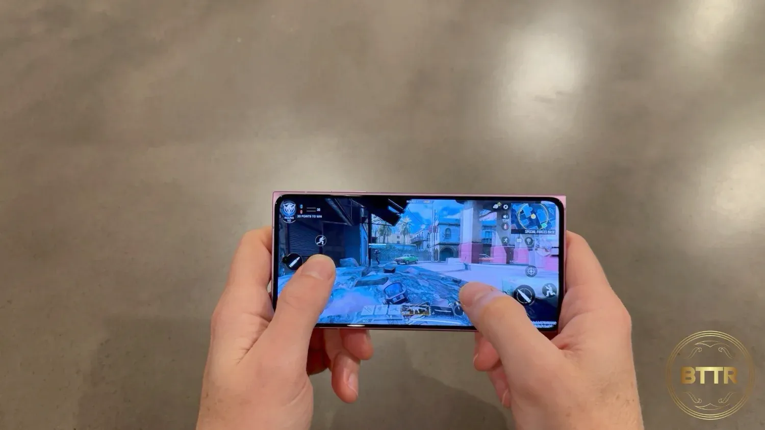 Playing Call of Duty on the HMD Skyline
