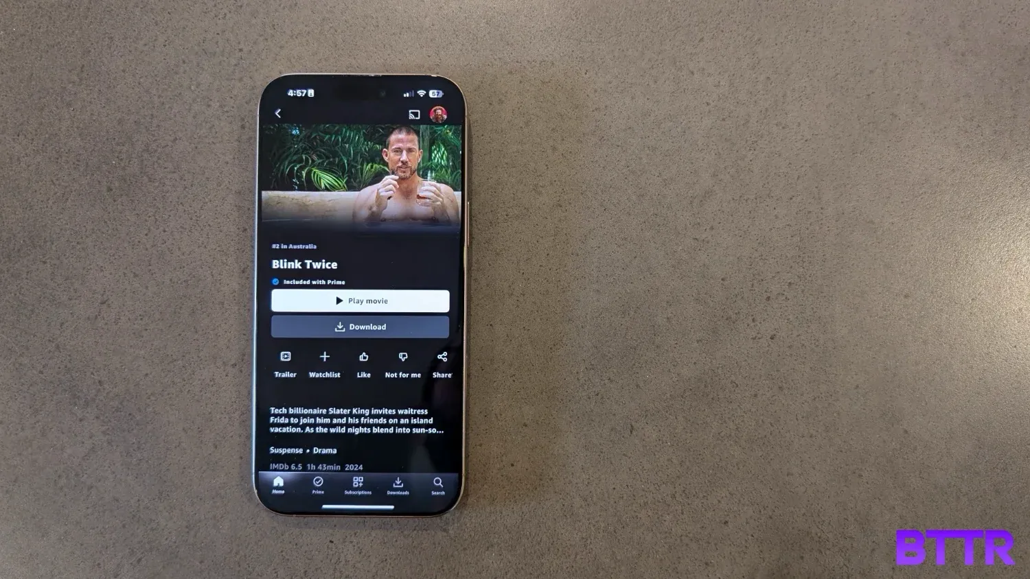 Download a movie from Prime Video