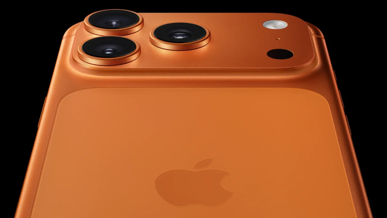 closer look at the iPhone 17 Pro in Orange