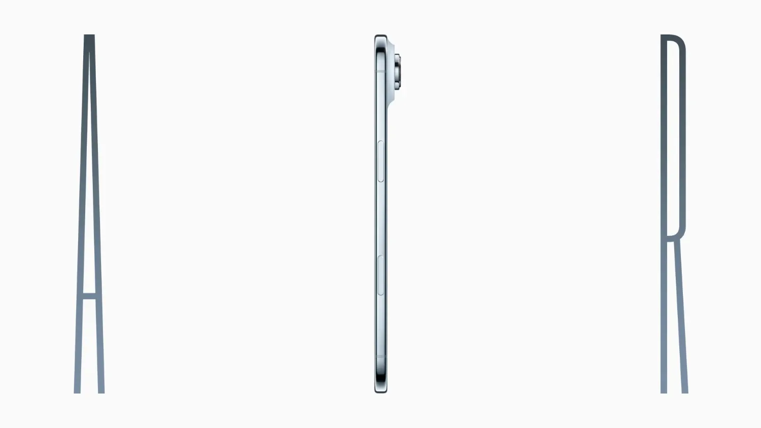 Stylised word Air with the iPhone Air as the I