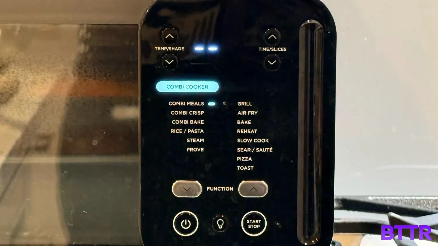 The controls on the Combi are pretty straightforward