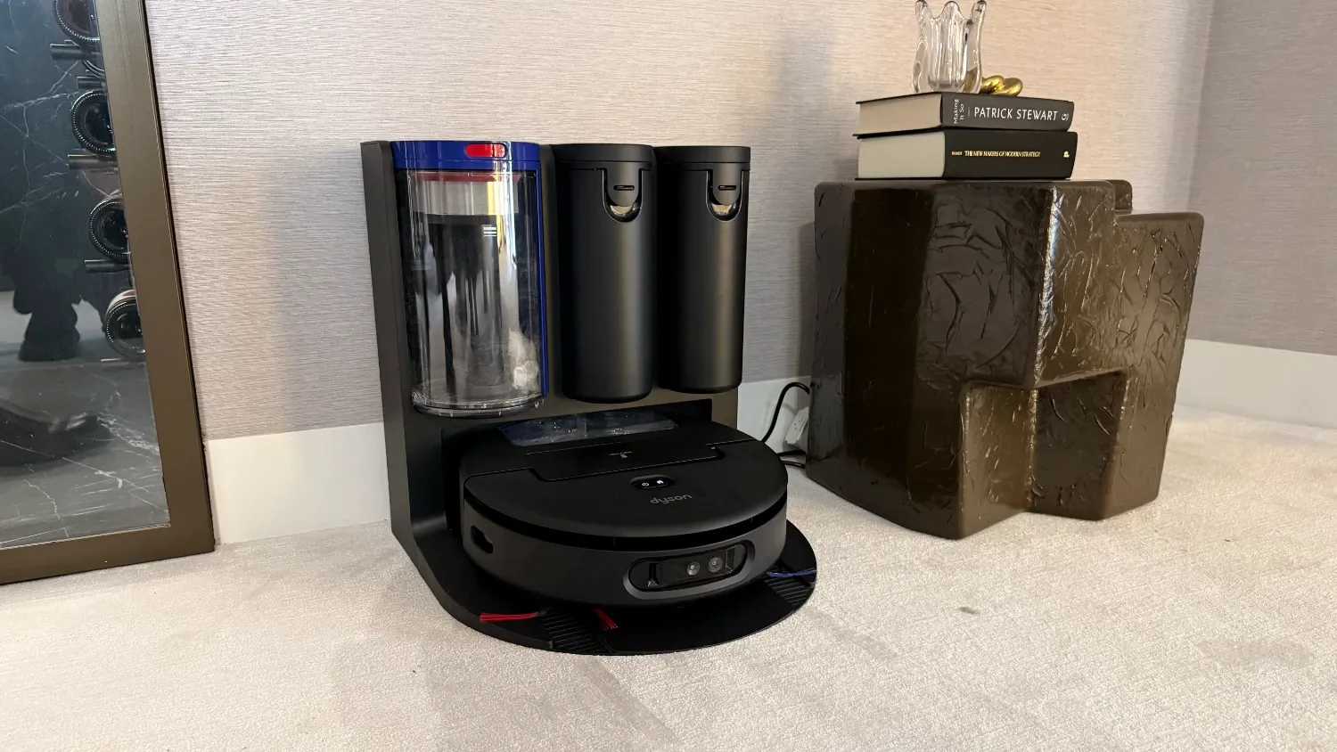 Dyson's Spot+Scrub Ai on the dock