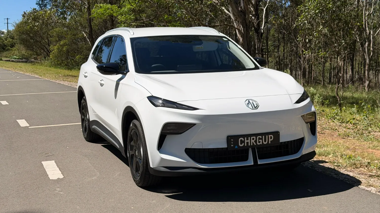 The MG S5 EV I'm testing this week