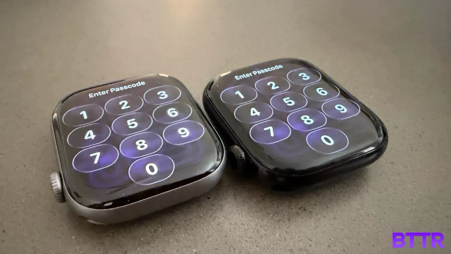 The Series 11 next to the Series 10. But which is which? It's hard to tell. The S11 is on the left