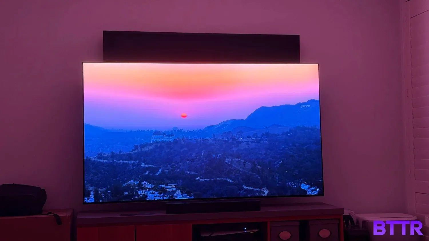 The Apple TV wallpapers look exceptional on the TV.