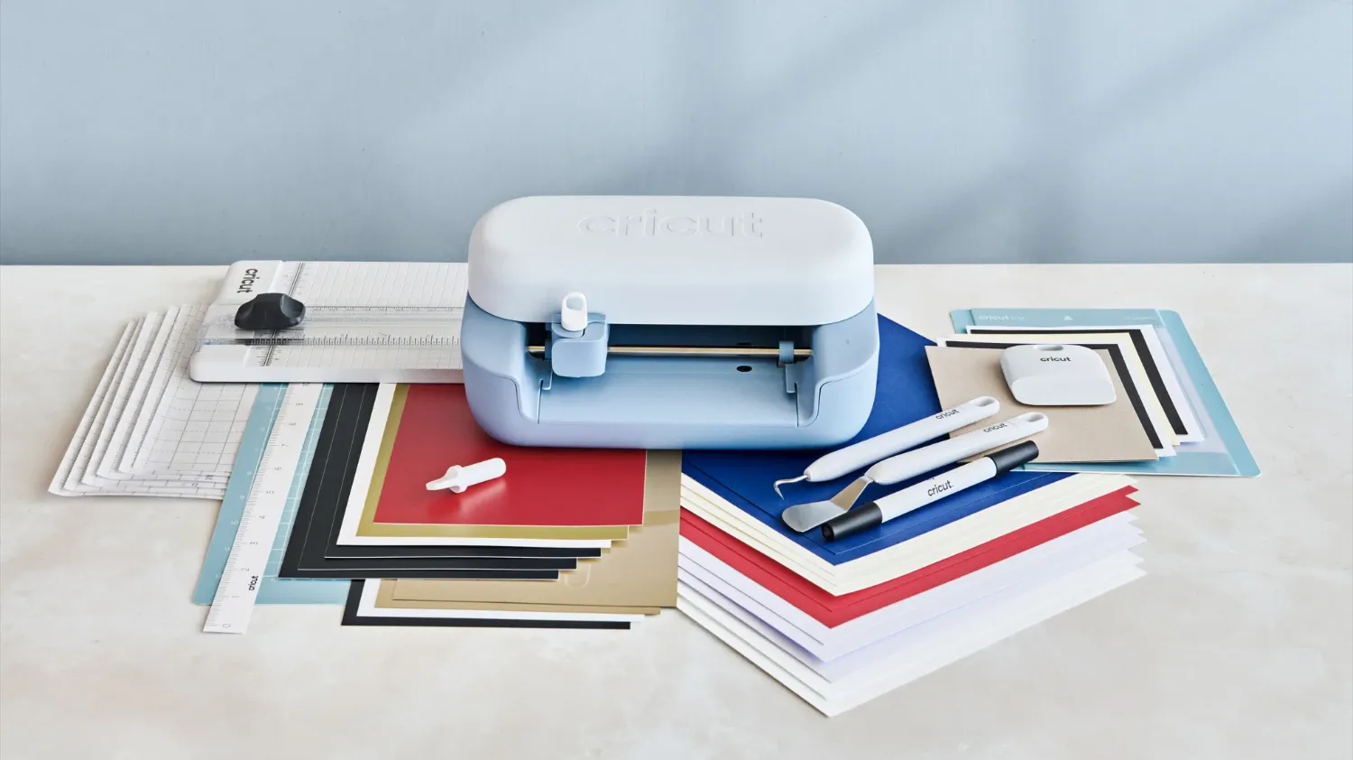 The Cricut Joy 2 with its materials