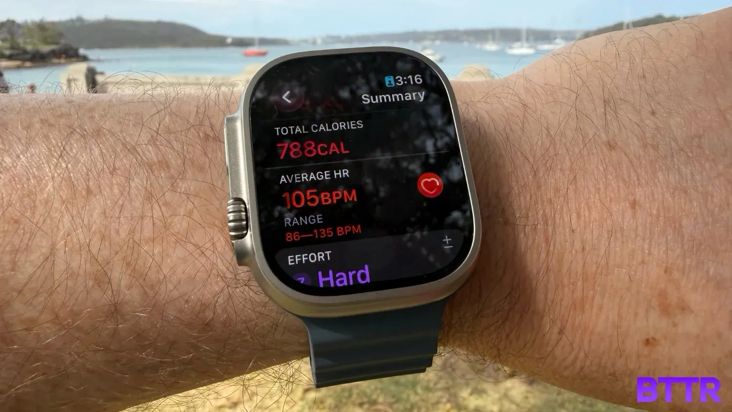 Tracking a workout on the Ultra 3