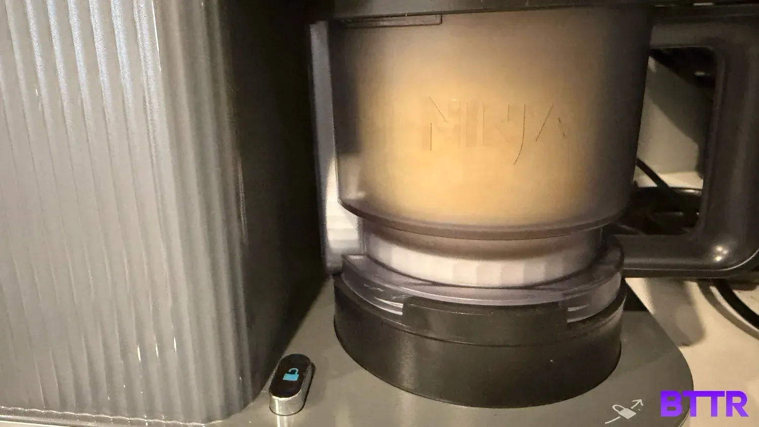 Churning in the Ninja Swirl by CREAMi is quite loud