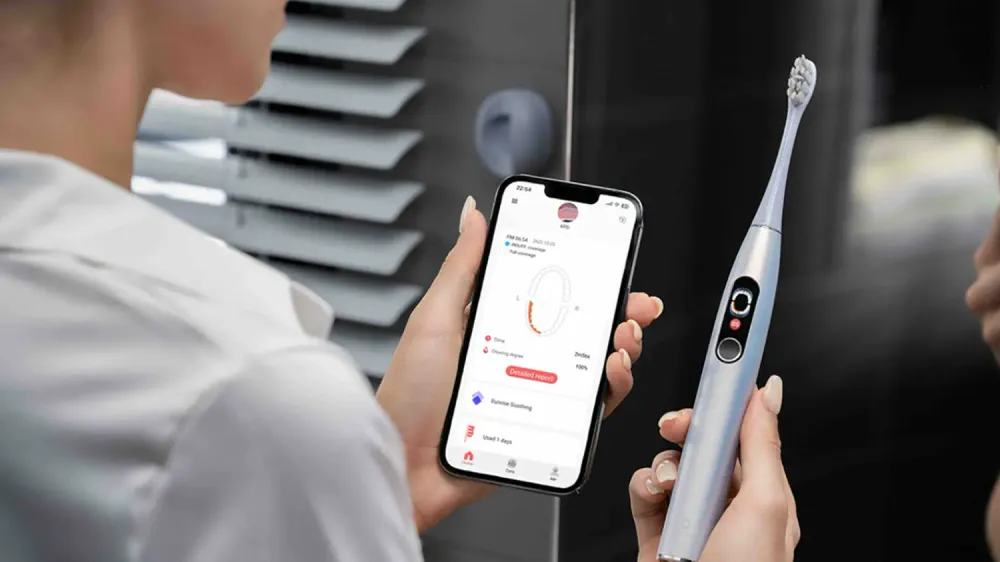 Oclean's new X Pro Digital electric toothbrush lets you easily go back to missed spots