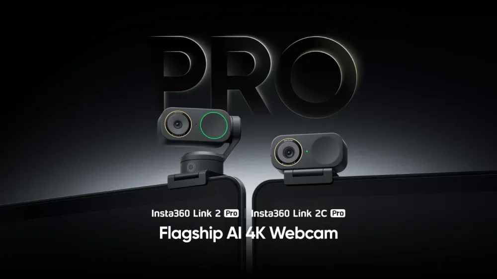 Insta360 launches new webcams with AI tracking and Stream Deck support