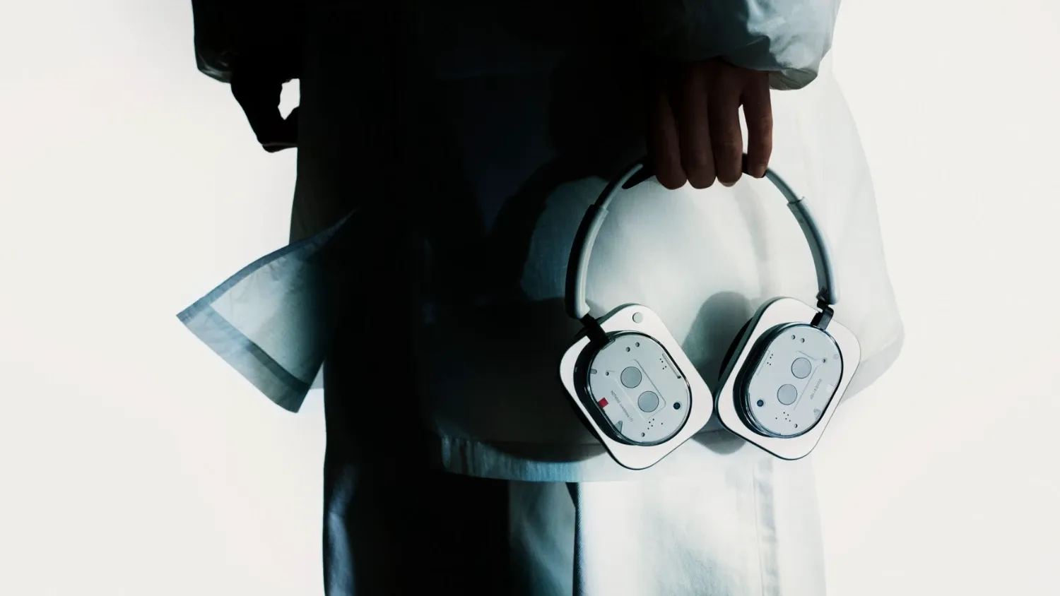 someone holding the Nothing Headphones (1)