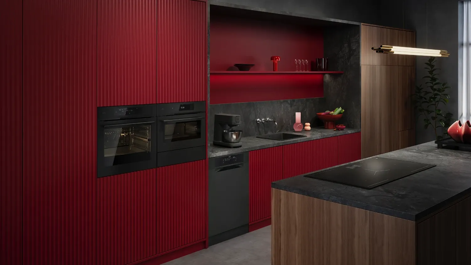 AEG's fancy new appliances in a fancy new kitchen