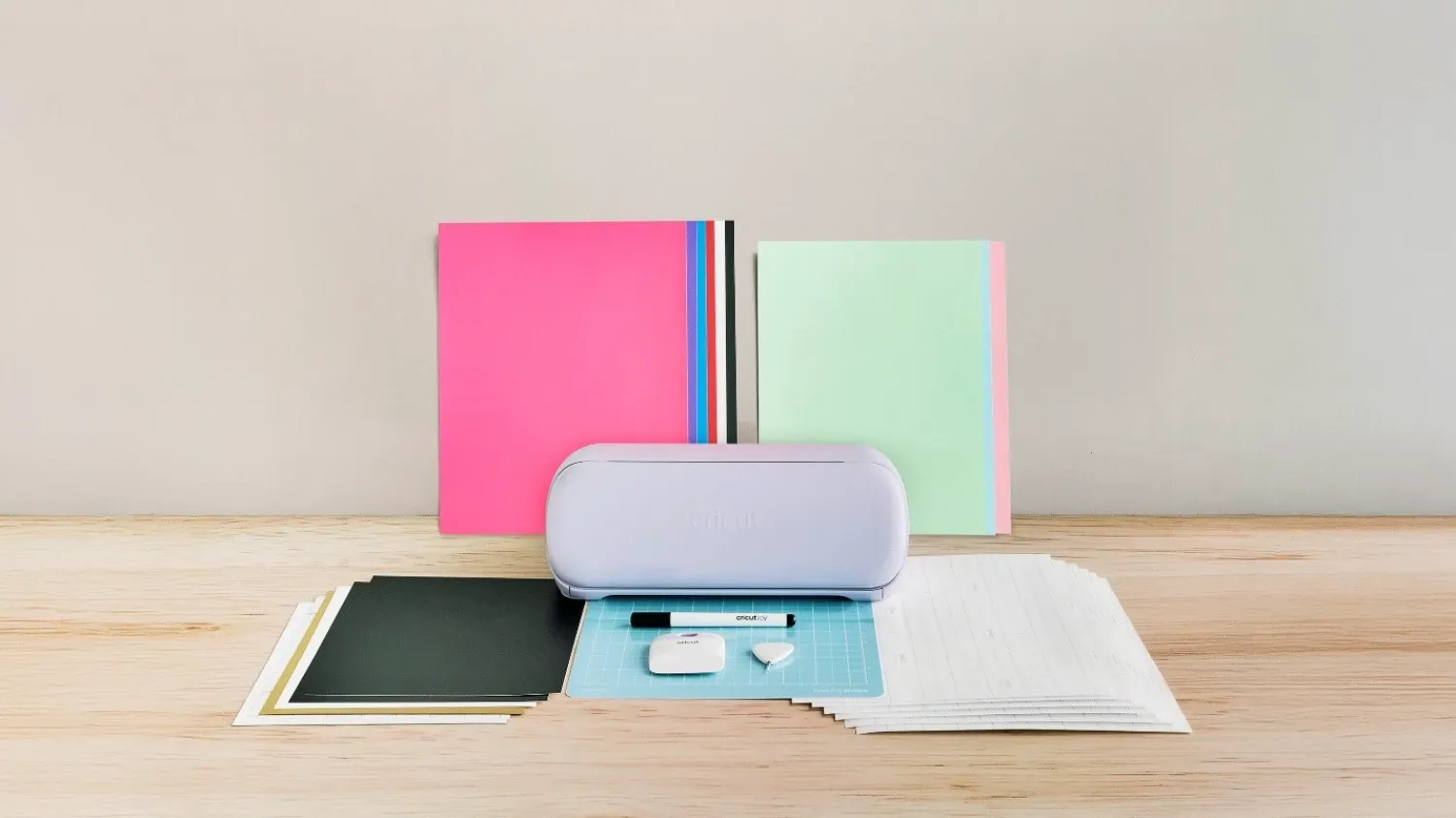 The new lavender Cricut Joy Xtra bundle