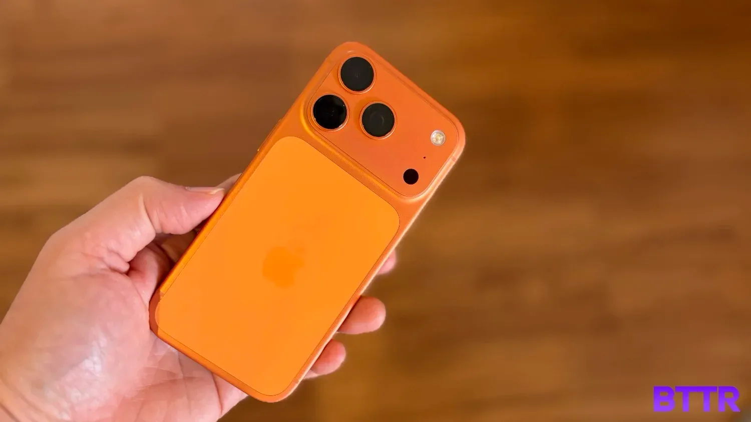 The orange iPhone 17 Pro